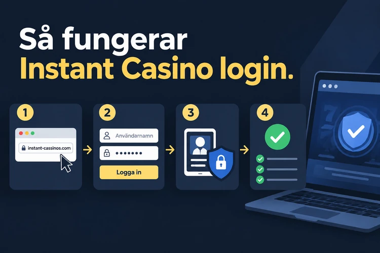 Så fungerar Instant Casino login
