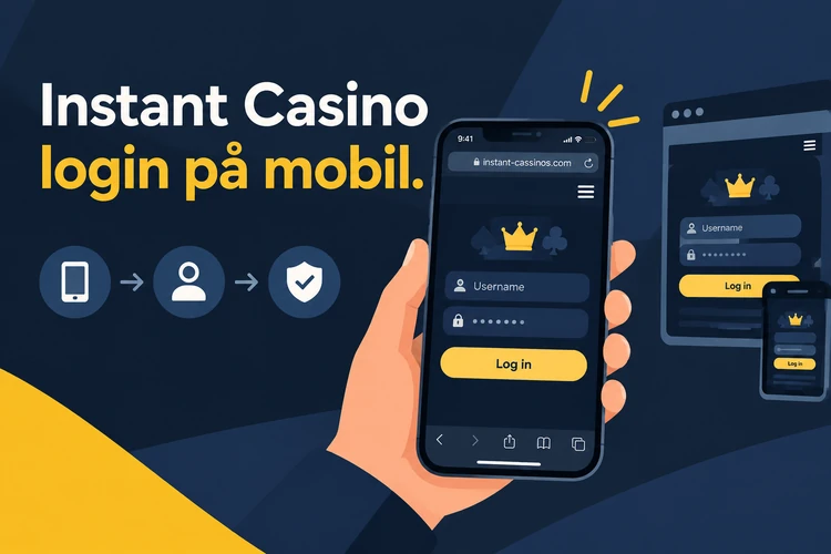 Instant Casino login på mobil