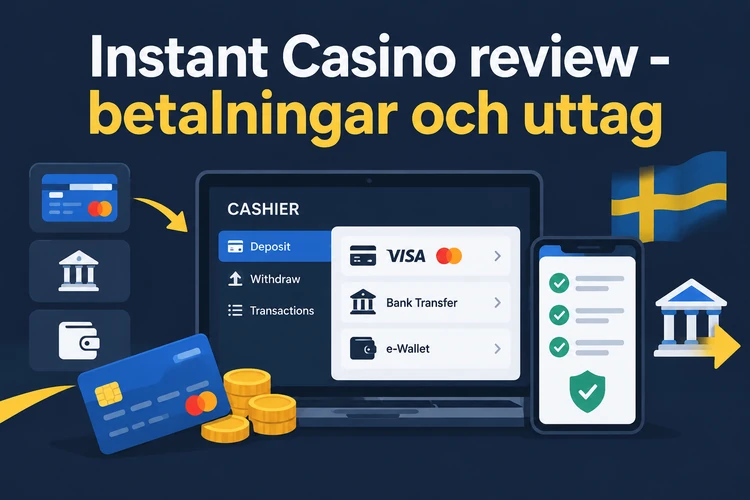 Instant Casino review - betalningar och uttag